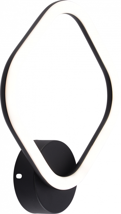 Бра DK6064/1 BK черный 26W LED 3000K-6000K d250, HN24